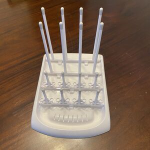 Munchkin / Fold Baby Bottle Countertop Drying Rack /White